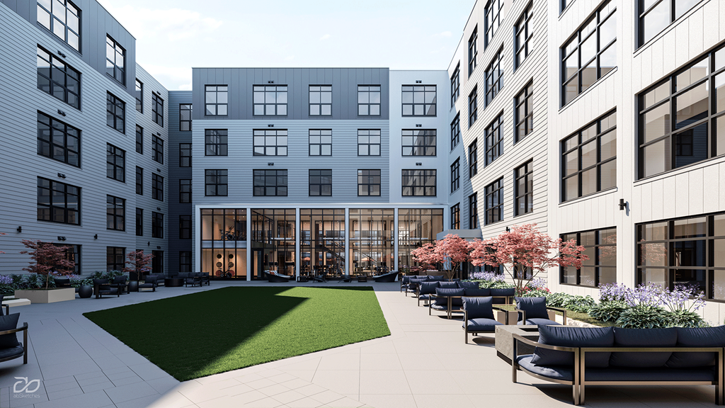 Zen Courtyard at The Willard Apartments, Owings Mills, MD 21117