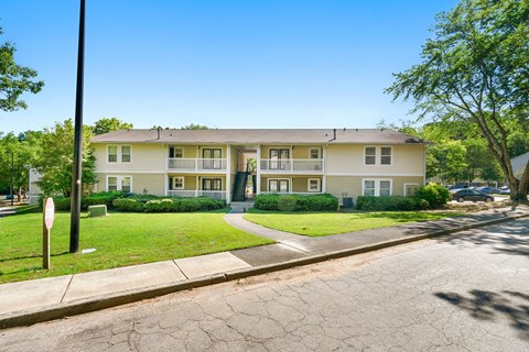Building exterior at Bradford Gwinnett Apartments and Townhomes, Norcross, GA 30071