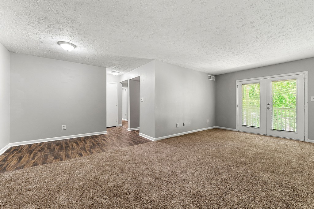 Vacant Living Area at Bradford Gwinnett Apartments and Townhomes, Norcross, 30071