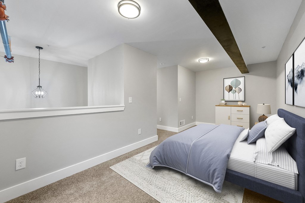 Bedroom at Crogman School Lofts, Atlanta, 30315