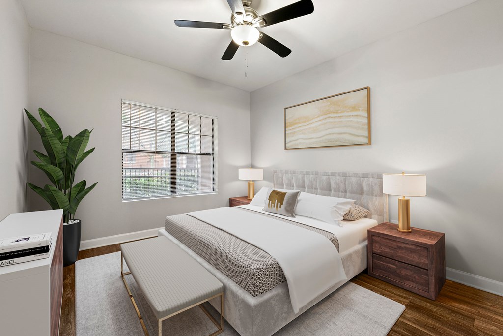 Bedroom Bedroom at Crogman School Lofts, Atlanta GA 30315