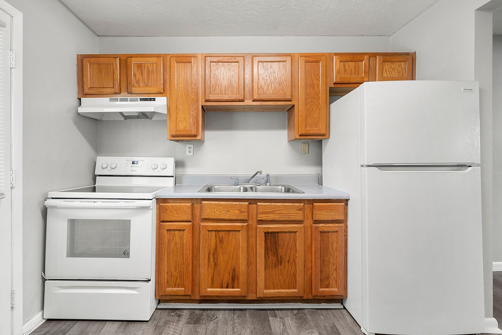 Kitchen at Balfour Forest Apartments, Georgia