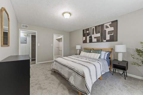 Two bedroom floorplan at The Reserve at Brookhaven, in Atlanta Georgia 30329.