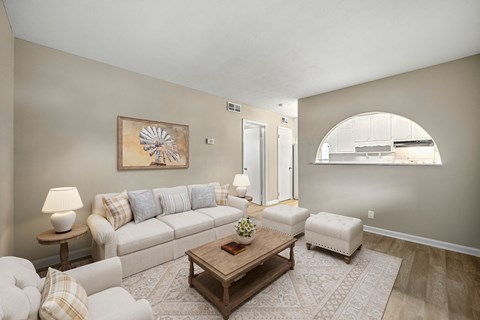 Modern Living room at Balfour 296, GA, 30047