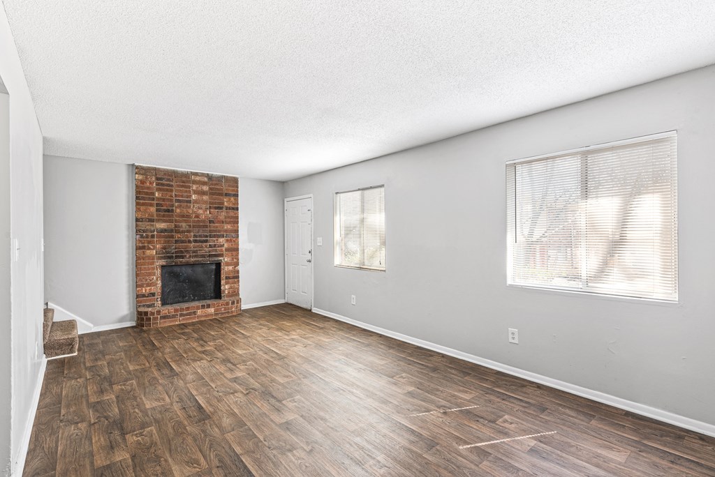 Living room at Northgate Townhomes in Tucker, GA  30084