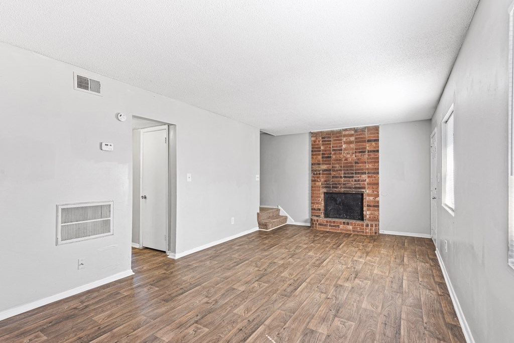Living room at Northgate Townhomes in Tucker, GA  30084