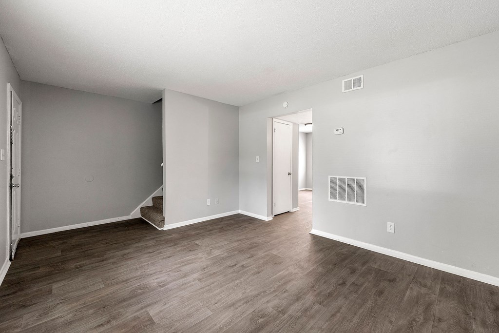 Living room at Northgate Townhomes in Tucker, GA  30084