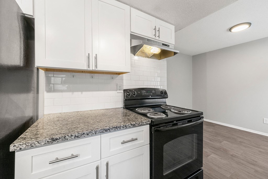 Upgraded kitchen at Northgate Townhomes in Tucker, GA  30084