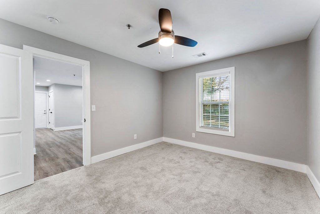 Ceiling Fan New Carpet at Woodbriar Management, LLC, Tucker, Georgia