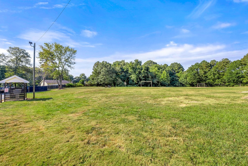 Spacious Soccer field at Ridgewood Apartments in Lawrenceville, Georgia 30046.