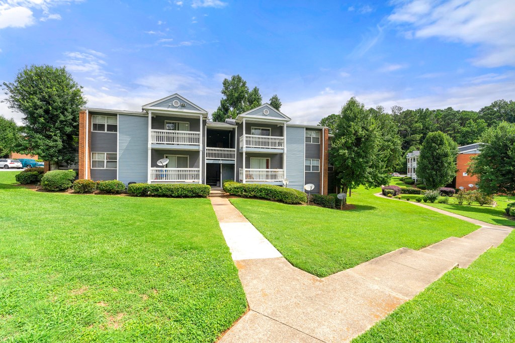 Community exteriors at 445 Cleveland in Atlanta , Georgia 30354