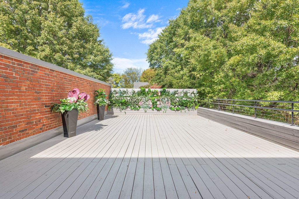 Huge sundeck at Crogman School Lofts, Atlanta