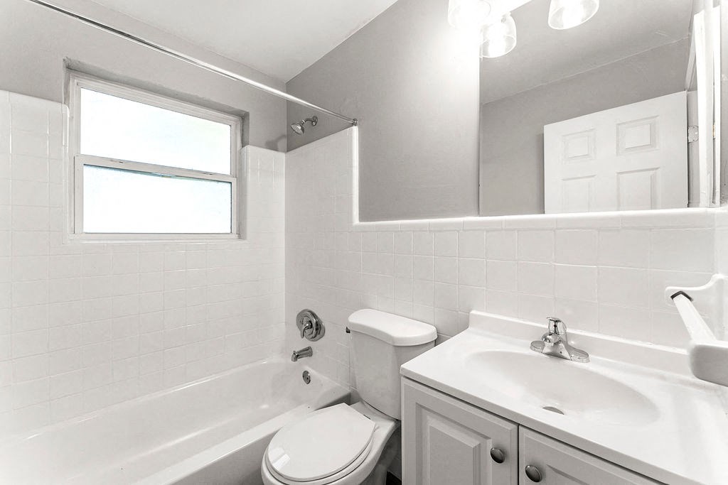 Bathroom Updated Vanity at Gardens at Washington Park 1, Atlanta, GA