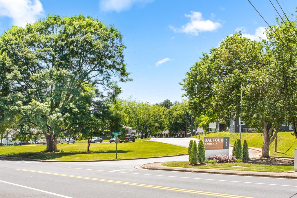Street view at Balfour Marietta Apartments, Marietta, 30060