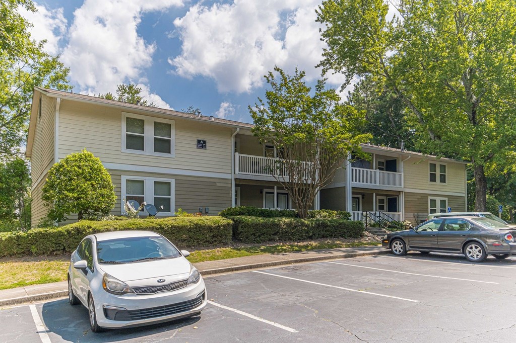 Building exterior at Bradford Gwinnett Apartments and Townhomes, Norcross, GA