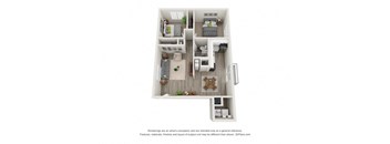 a 2 bedroom floor plan  villas at spring creek