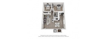 a 1 bedroom floor plan  villas at spring creek