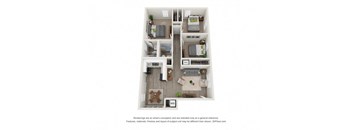 a 1 bedroom floor plan  villas at spring creek