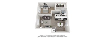 1 Bed 1 Bath | 750 Sq. Ft. at Georgian Oaks Apartments, Smyrna , Georgia