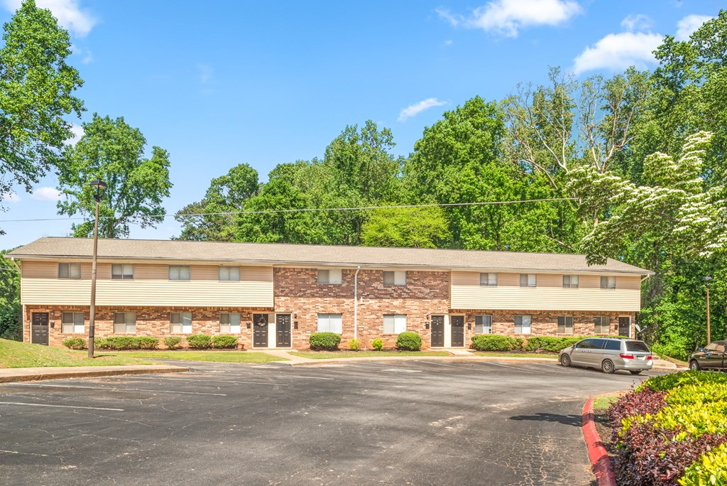 Community exteriors at Northgate Townhomes in Tucker, GA  30084