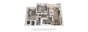 2 Bedroom Floorplan