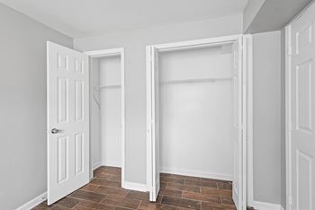 Generous Walk-In Closets With Shelving at Gardens at Washington Park, Atlanta, GA, Georgia