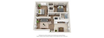2Bed 1Bath with 740 sq. ft. at Gardens at Washington Park, Atlanta, 30314
