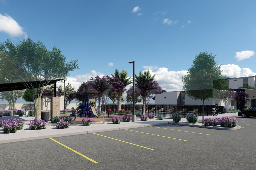 Salt River Flats Parking Lot Rendering