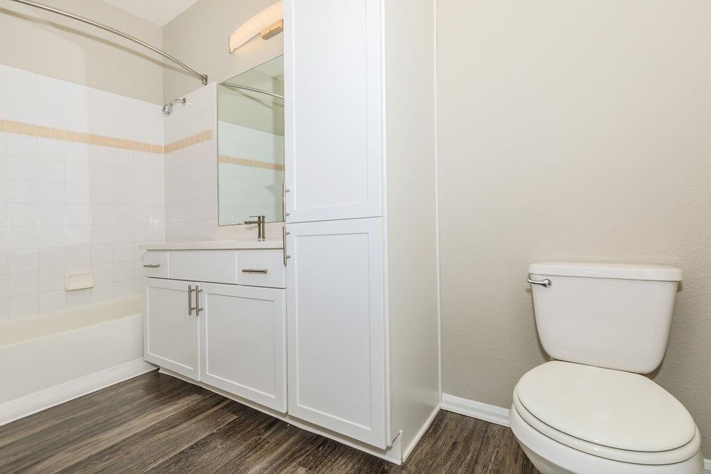 Bathroom with toilet.