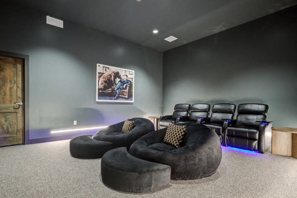 Private media room.