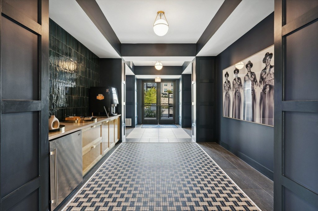 Coffee station in clubhouse