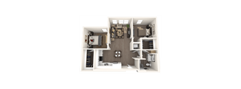a1 floor plan  1 bedroom  1190 square feet  the cortland