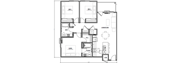3 bedroom floor plan