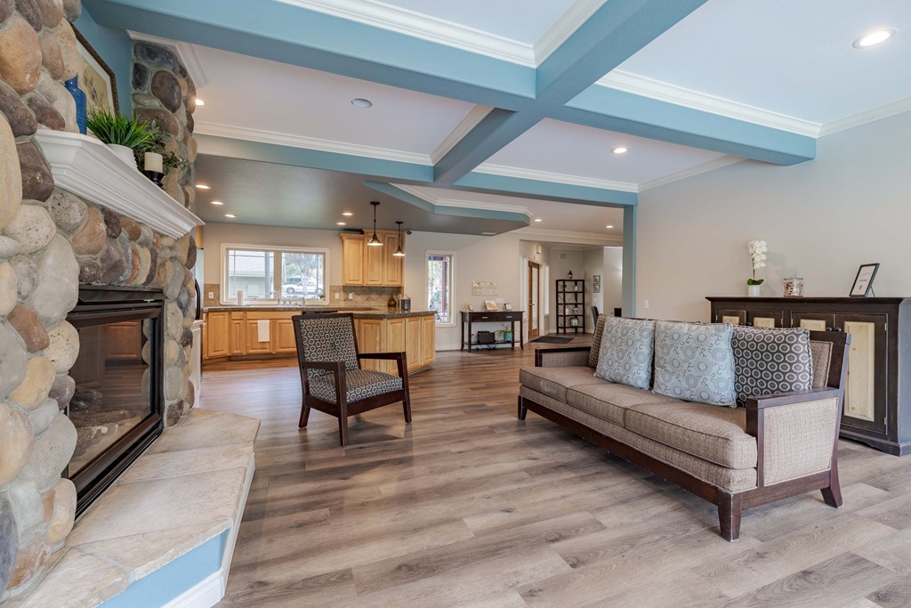 leasing office with couch and chairs