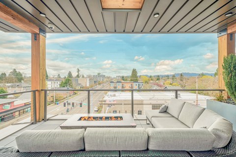 Rooftop Lounge with view