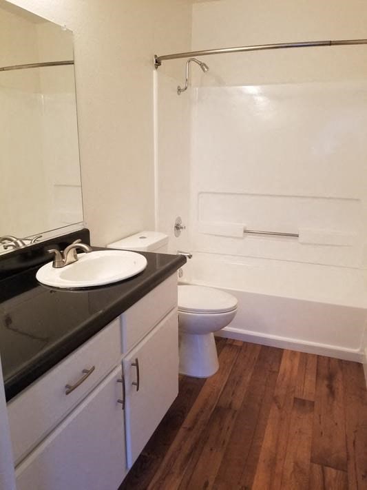 a bathroom with a sink and a toilet