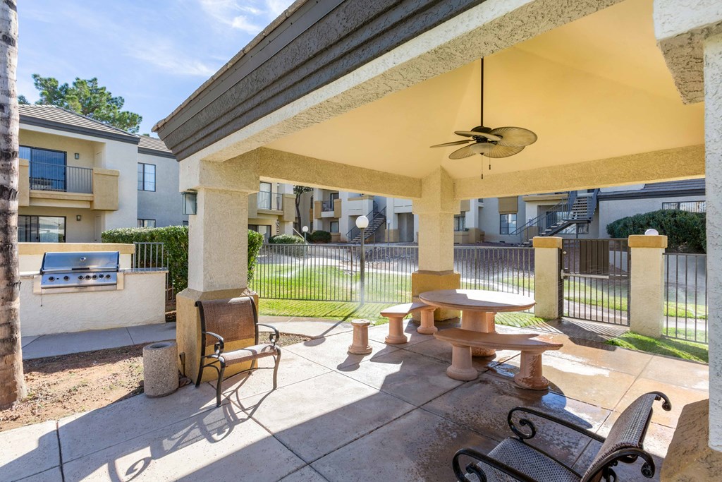 Picnic Tables and BBQ Grills