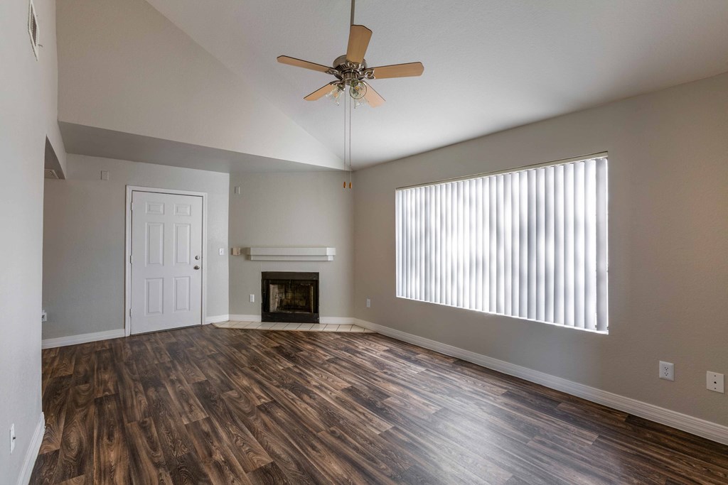 Living Room with Fireplace