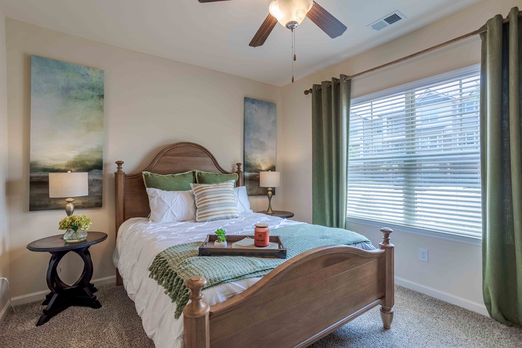 spacious bedrooms at the district flats apartments in lenexa