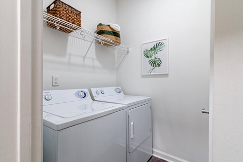 our apartments have a washer and dryer in the laundry room