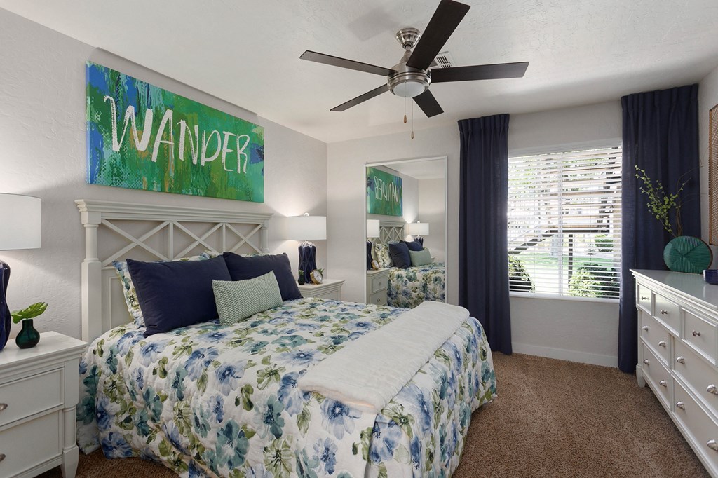 spacious bedrooms at the preserve at great pond apartments in windsor tx