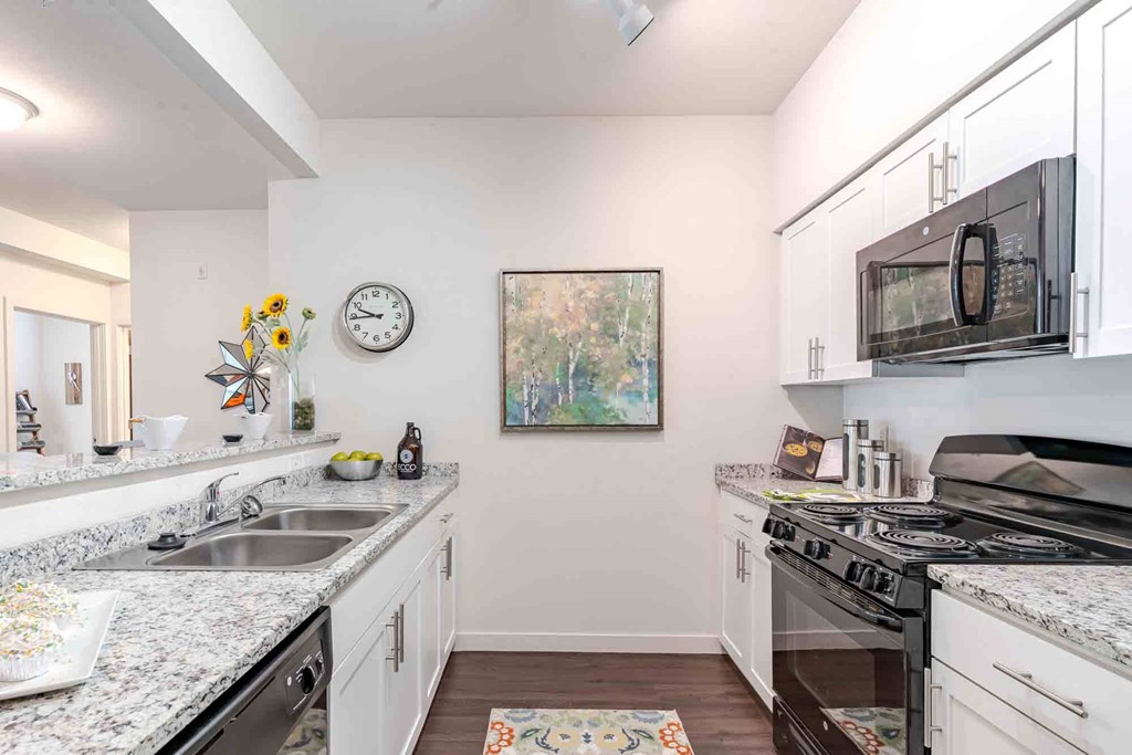 Kitchen with appliances.