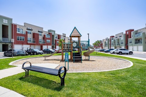 playground within the apartment complex