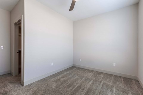 a room with a wall with numbers on it