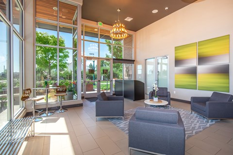 Resident lounge area with chairs