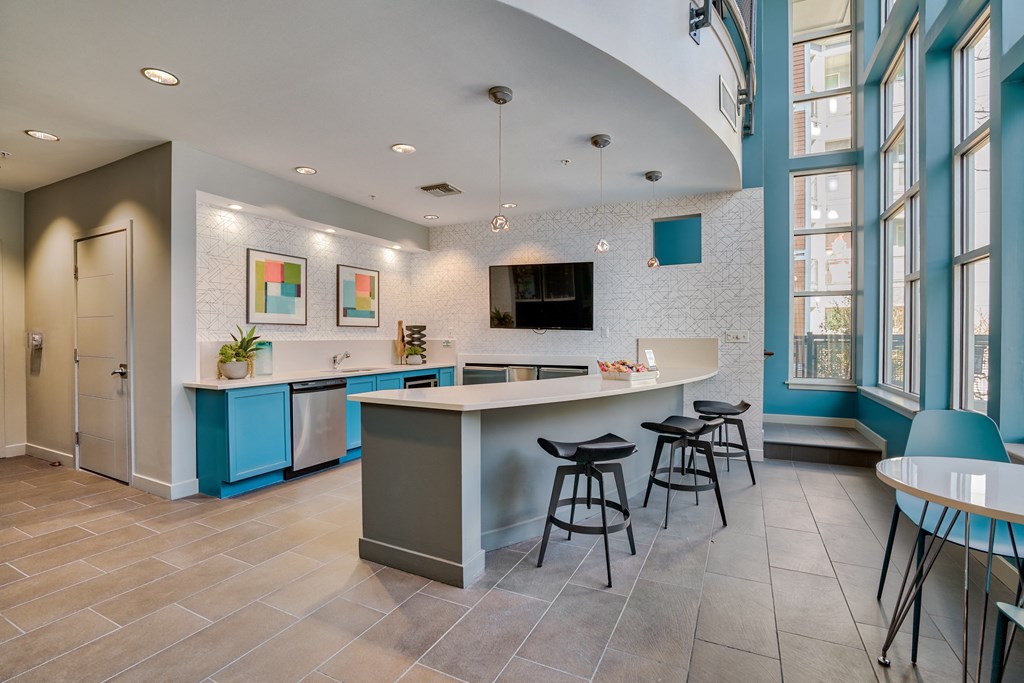 Resident Lounge and Kitchen