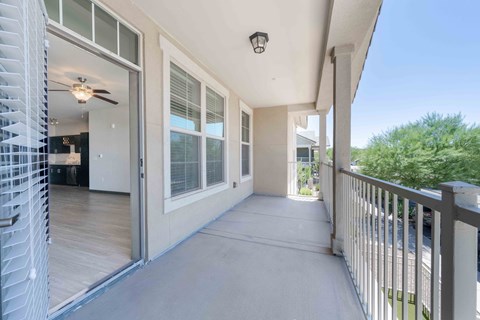 Large Balcony Space with large windows.