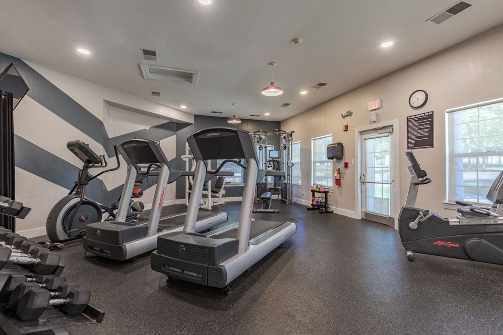 Fitness Center with cardio machines