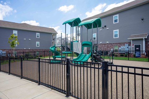 our apartments have a playground with plenty of toys for children