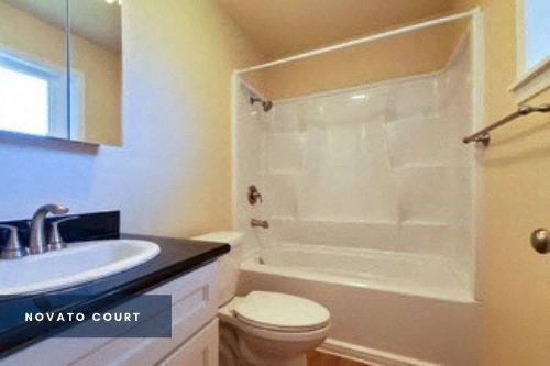 Bathroom at Novato Court